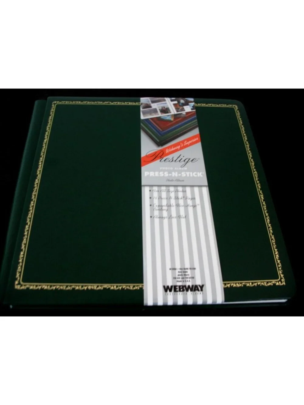Webway Superiror prestige Scrapbook & Photo Album W-200A Green new.