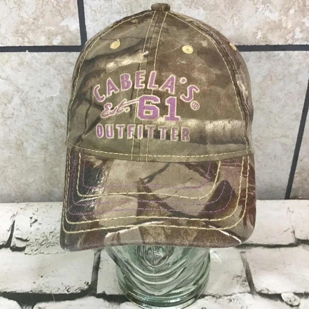 Cabelas Youth Hat Classic Camo Adjustable Ball Cap Hunter Outdoor