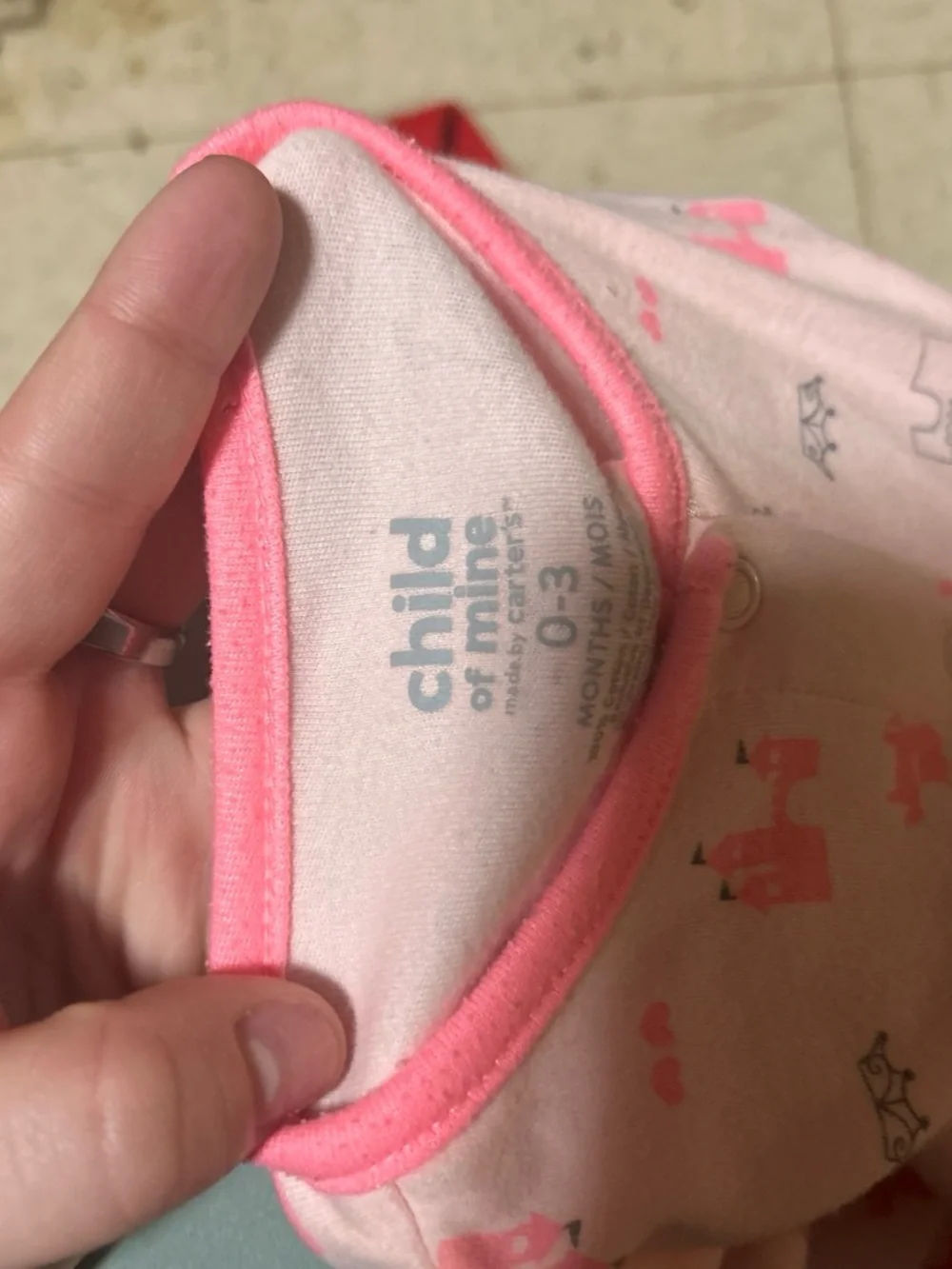 Carters light pink