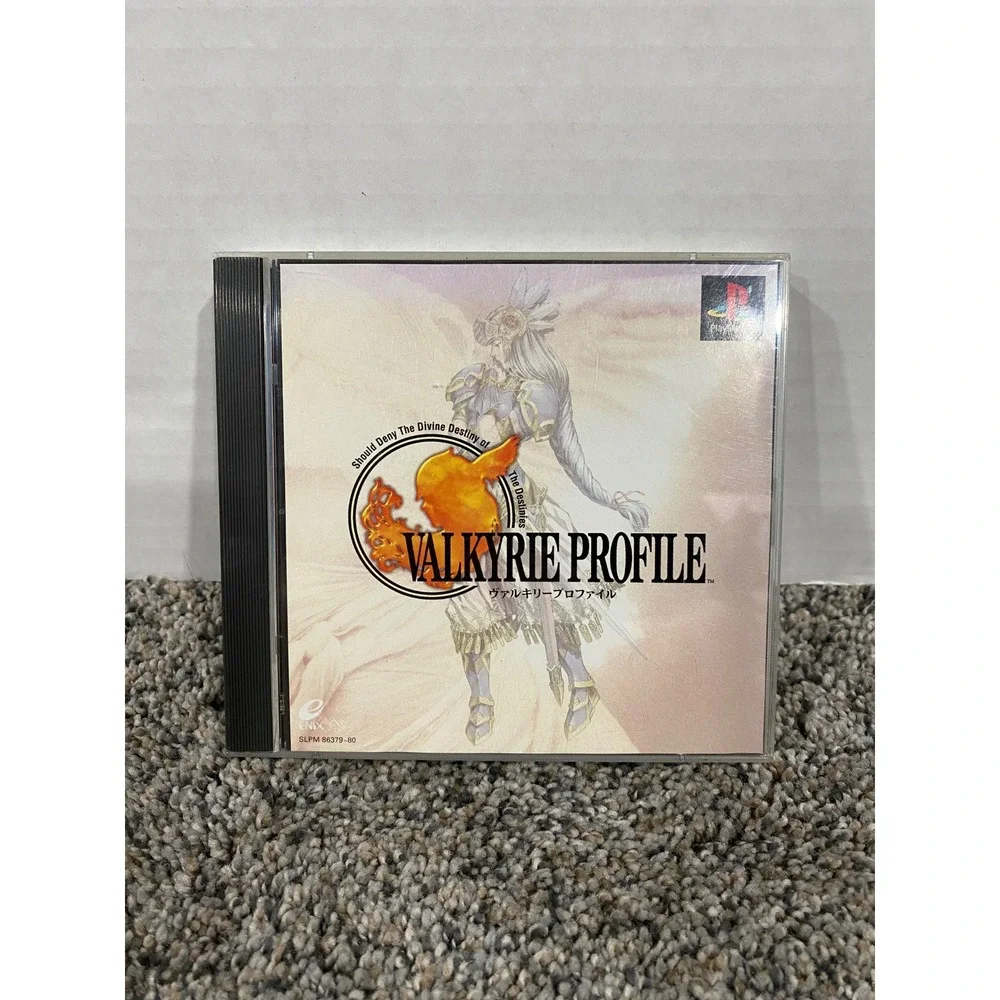 Video Game Valkyrie Profile NTSC-J Sony PS1 Enix Japan Import OBI Excellent