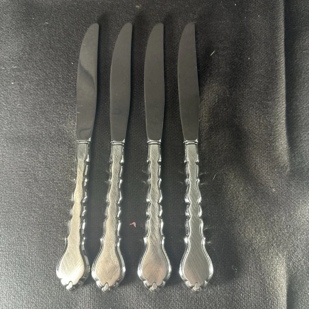 4 Oneida CELLO Dinner Knives Community Stainless Flatware‎ Set Of 4 EUC