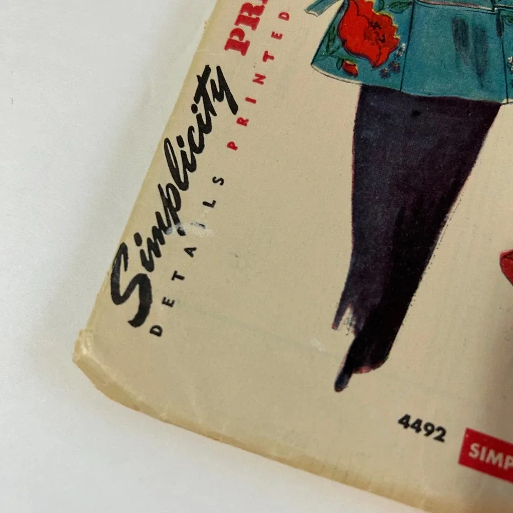 Simplicity vintage 1950
