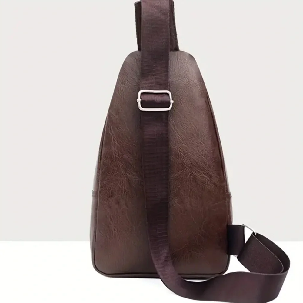 Boss Bags Hyper Faux-Leather Sling Bag Backpack Brown Mens Travel Work School