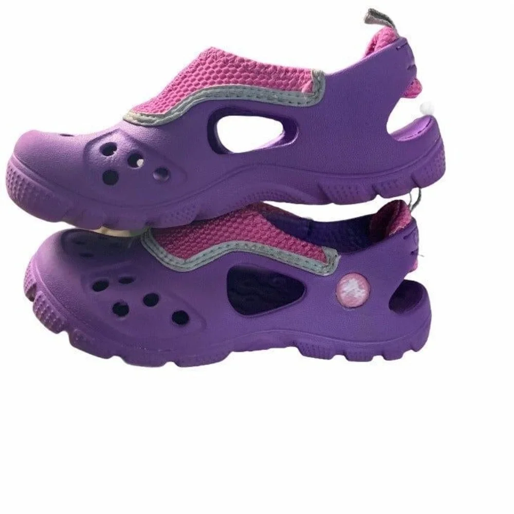CROCS pink purple
