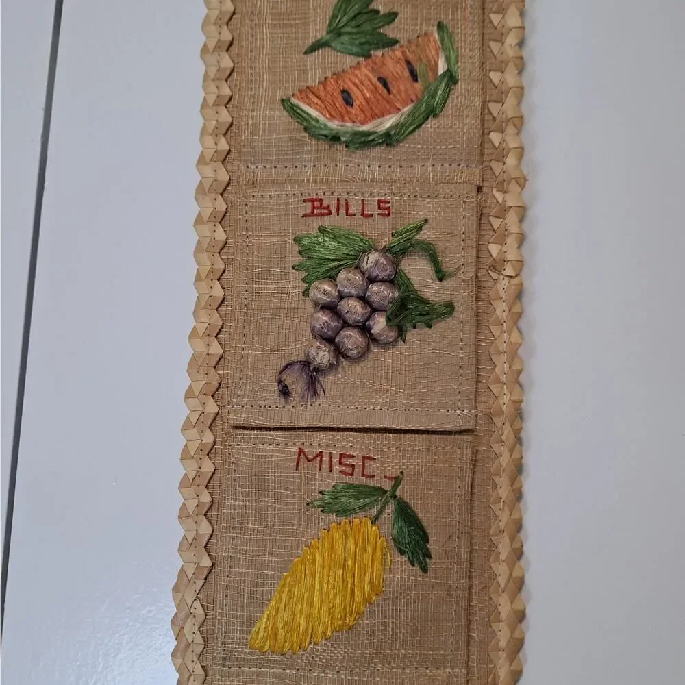 Vintage panama woven