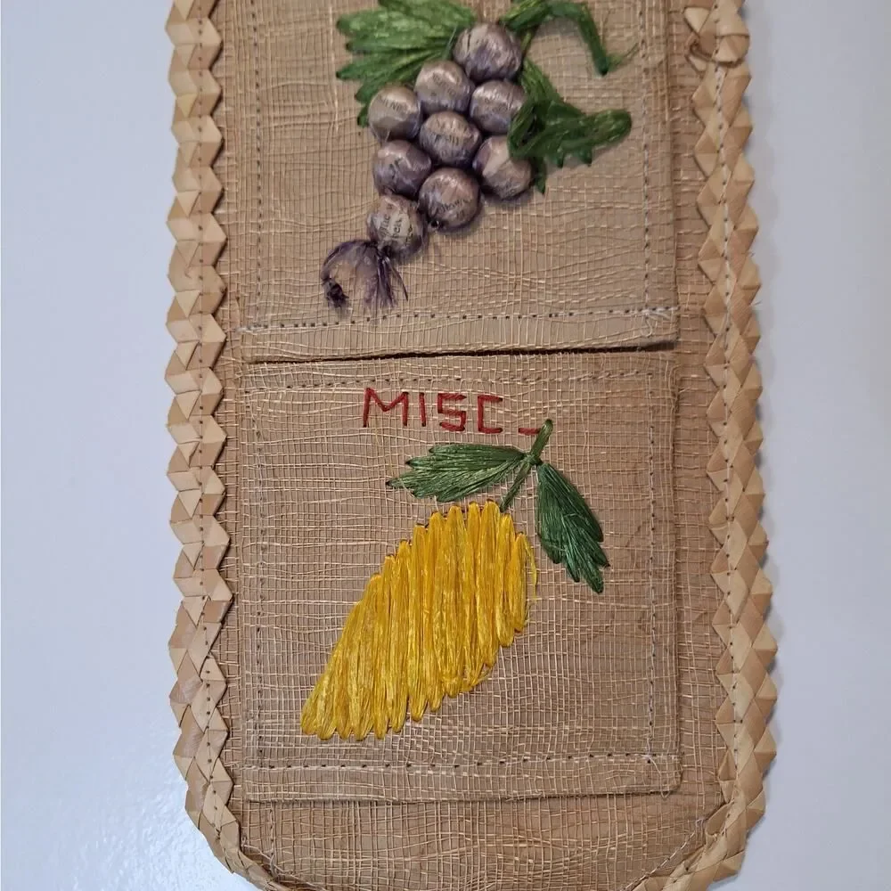 Vintage panama woven
