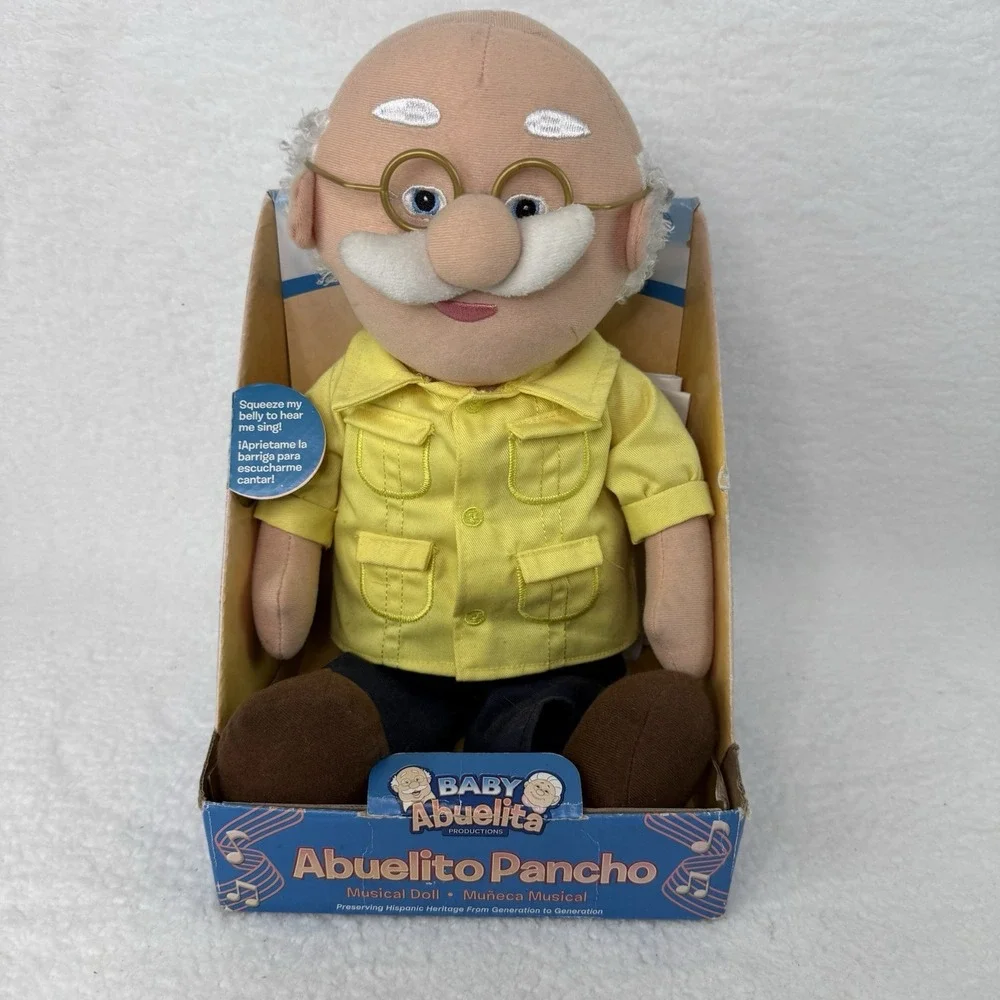 Baby Abuelita Abuelito Pancho Plush Doll Spanish Grandfather Singing New In Box