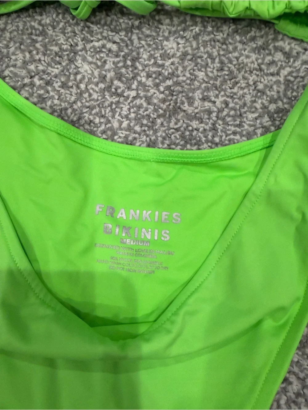 Frankies Bikinis bright neon