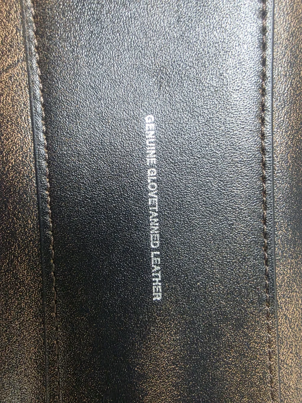 Coach black leather