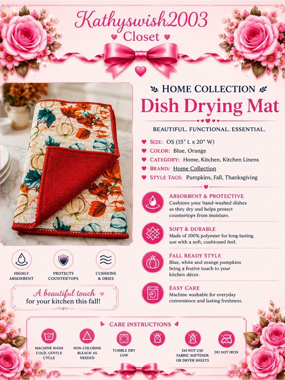 Home Collection dish drying