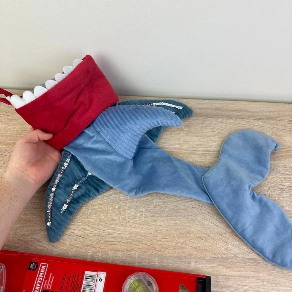 Shark Christmas Stocking Adorable Fun