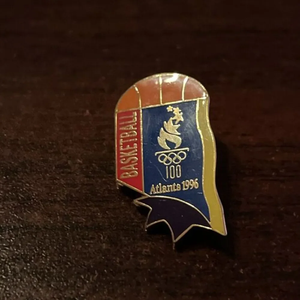 1996 Atlanta Olympics Basketball Event Lapel Hat Pin‎