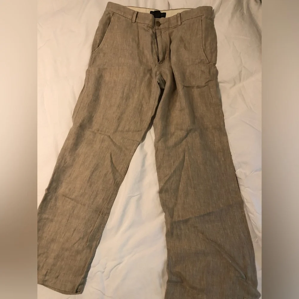 Banana Republic Classic Linen Pants, Men size 34x30 Measurements are in photos