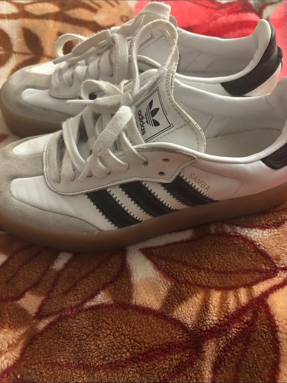 adidas Men’s White & Black Low-Top Sneakers