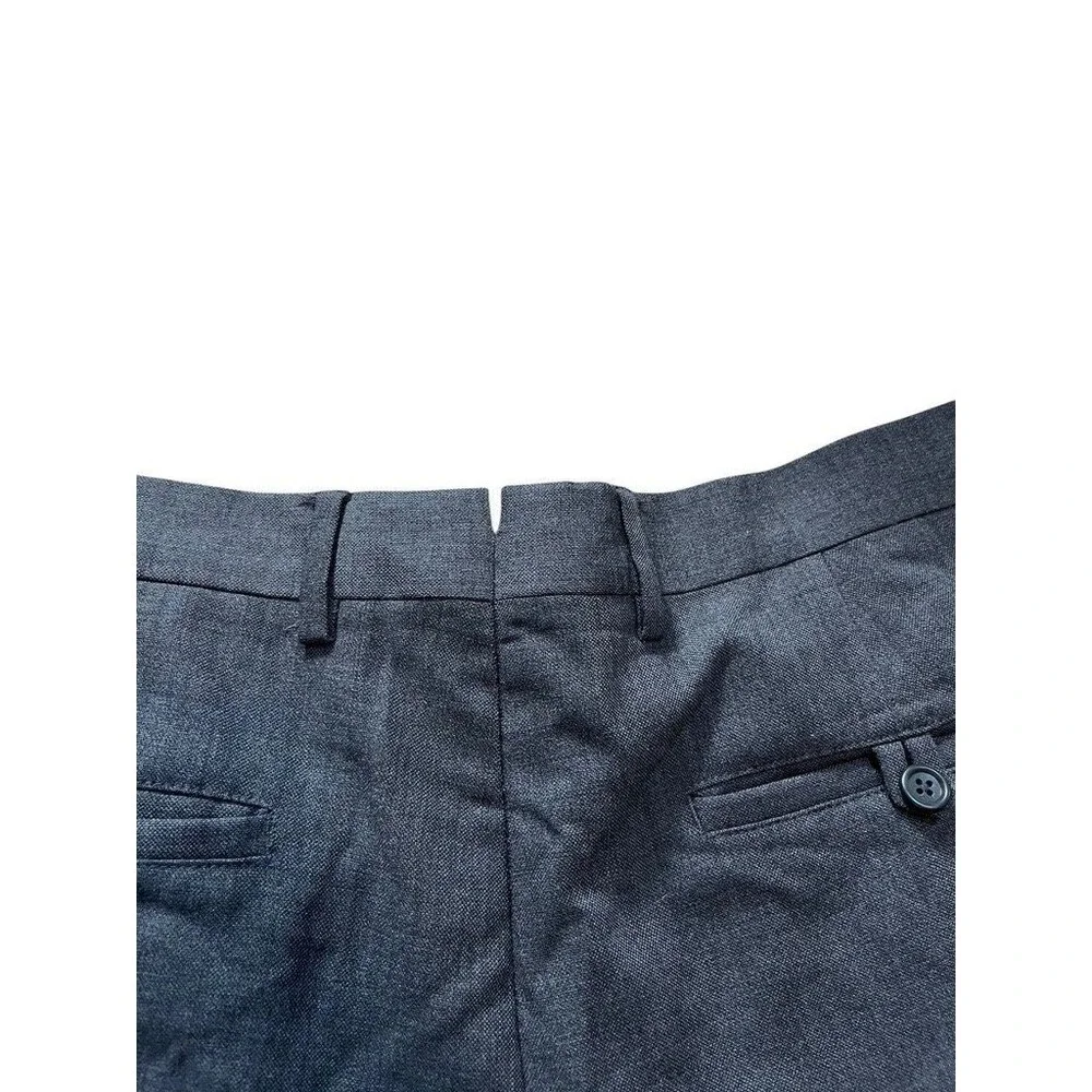 Vintage Banana Republic Pants Mens SZ 36 Smithfield Wool Pleated Cuffed Trousers