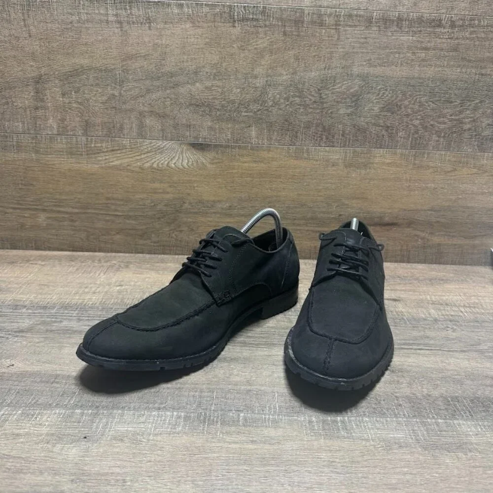 Cole Haan Waterproof Black Suede Oxford Shoes Men's Size 10.5