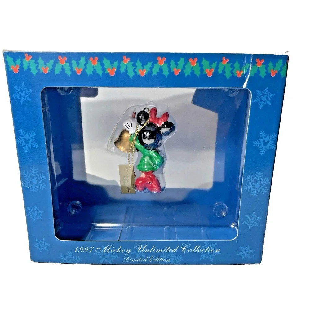Mr. Christmas LE Minnie‎ Mouse Ornament NIB w/ Certificate Vintage Collectible