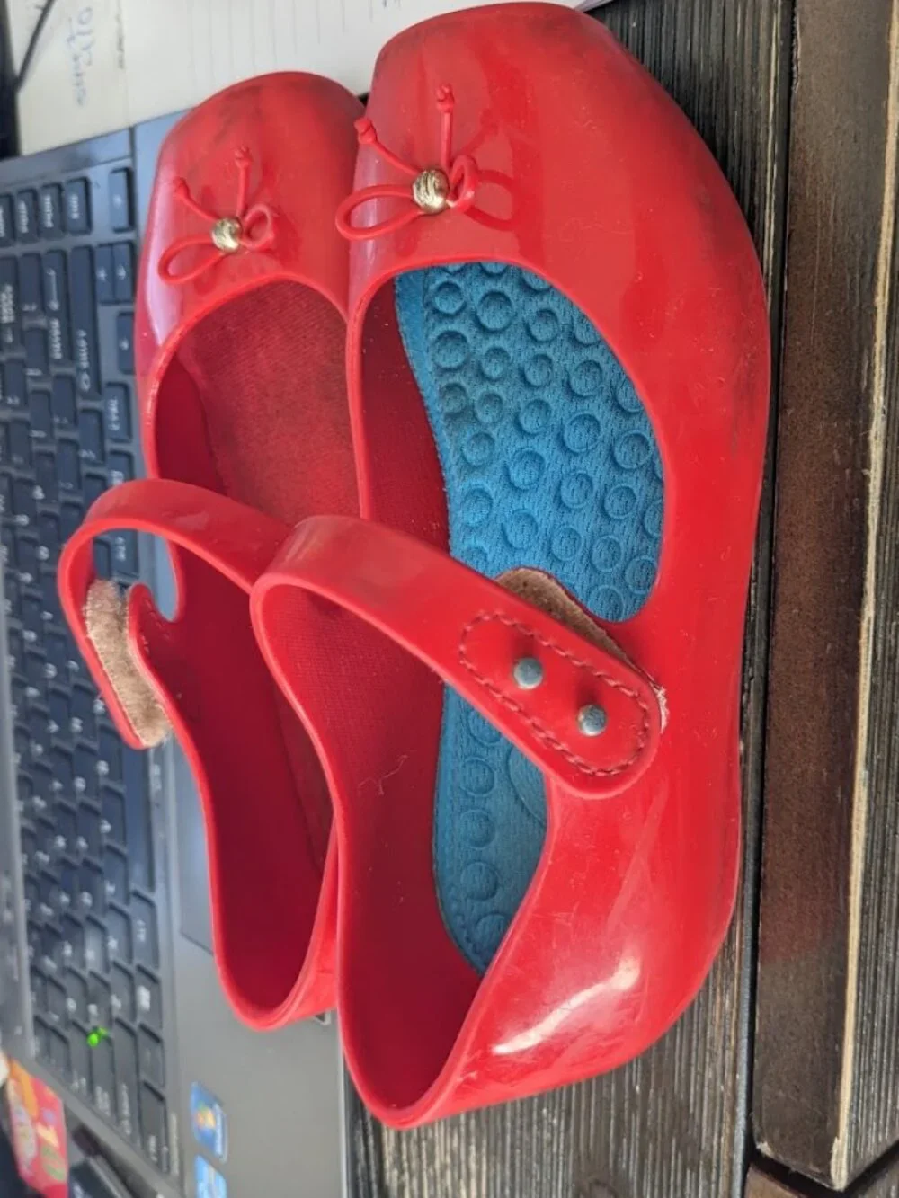 Genuine MINI MELISSA Mary Jane Red Size 10 Shoes