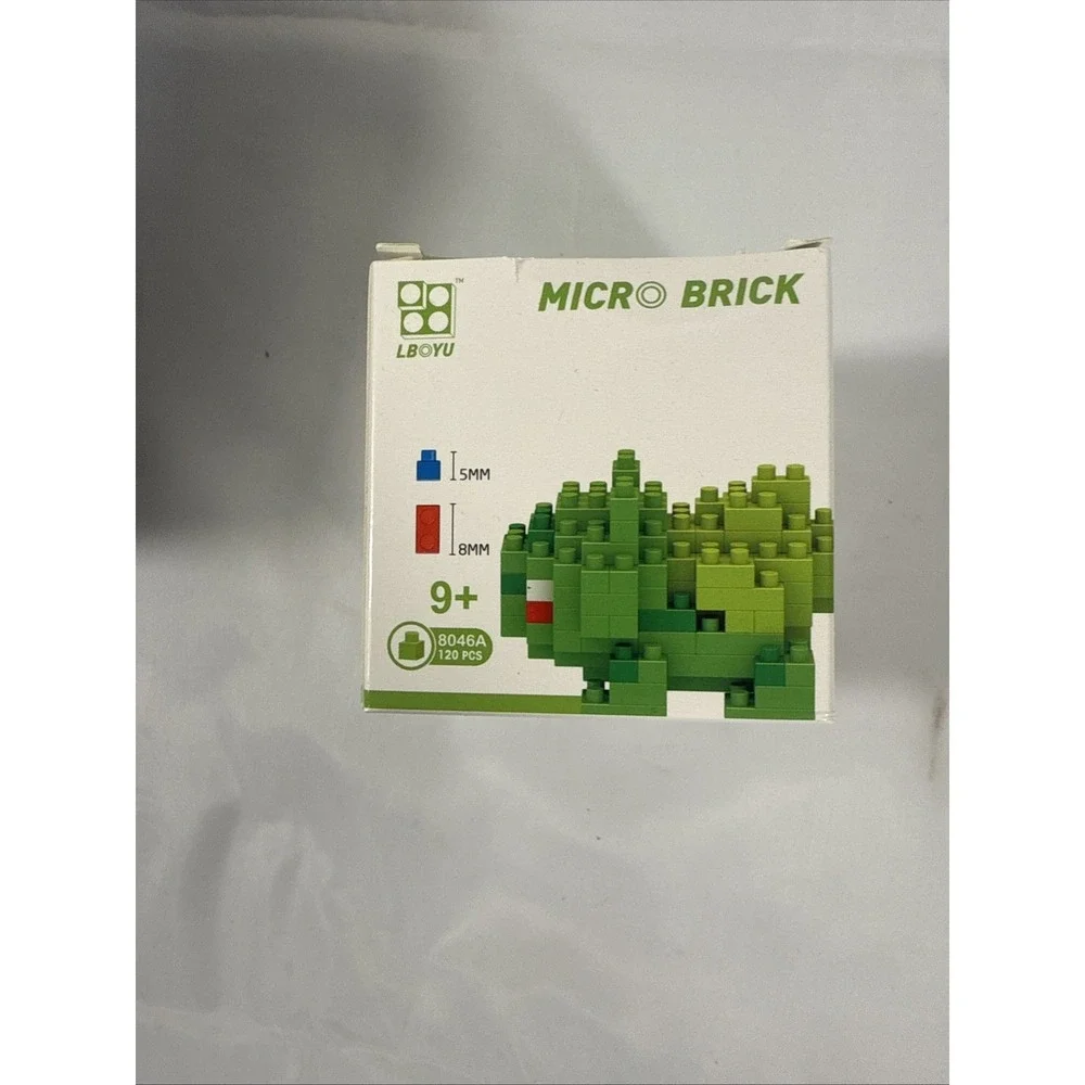 Pokemon Bulbasaur  LNO Micro Block Building Set 117‎ Pieces Gift Series NIB