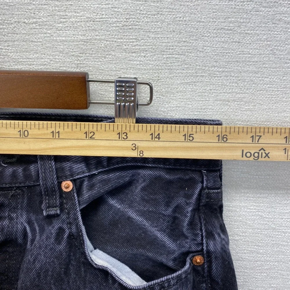 Levi's 501 Original Jeans Men 32x32 (32x30)  Black Straight Leg Button Fly Denim