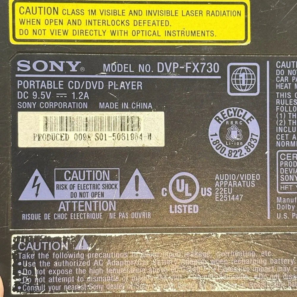 Sony dvp fx730