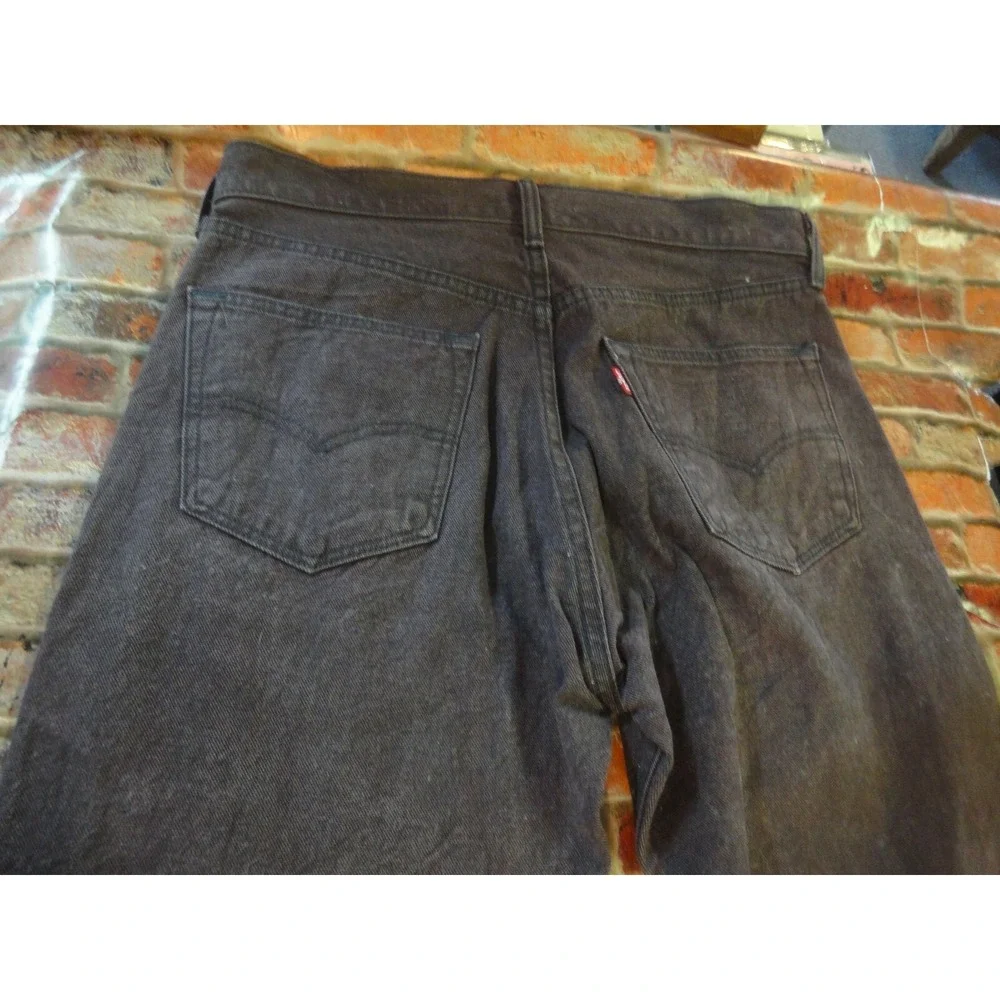 Vintage‎ men's Levis purple shade button fly 33W 30L faded denim jeans pants