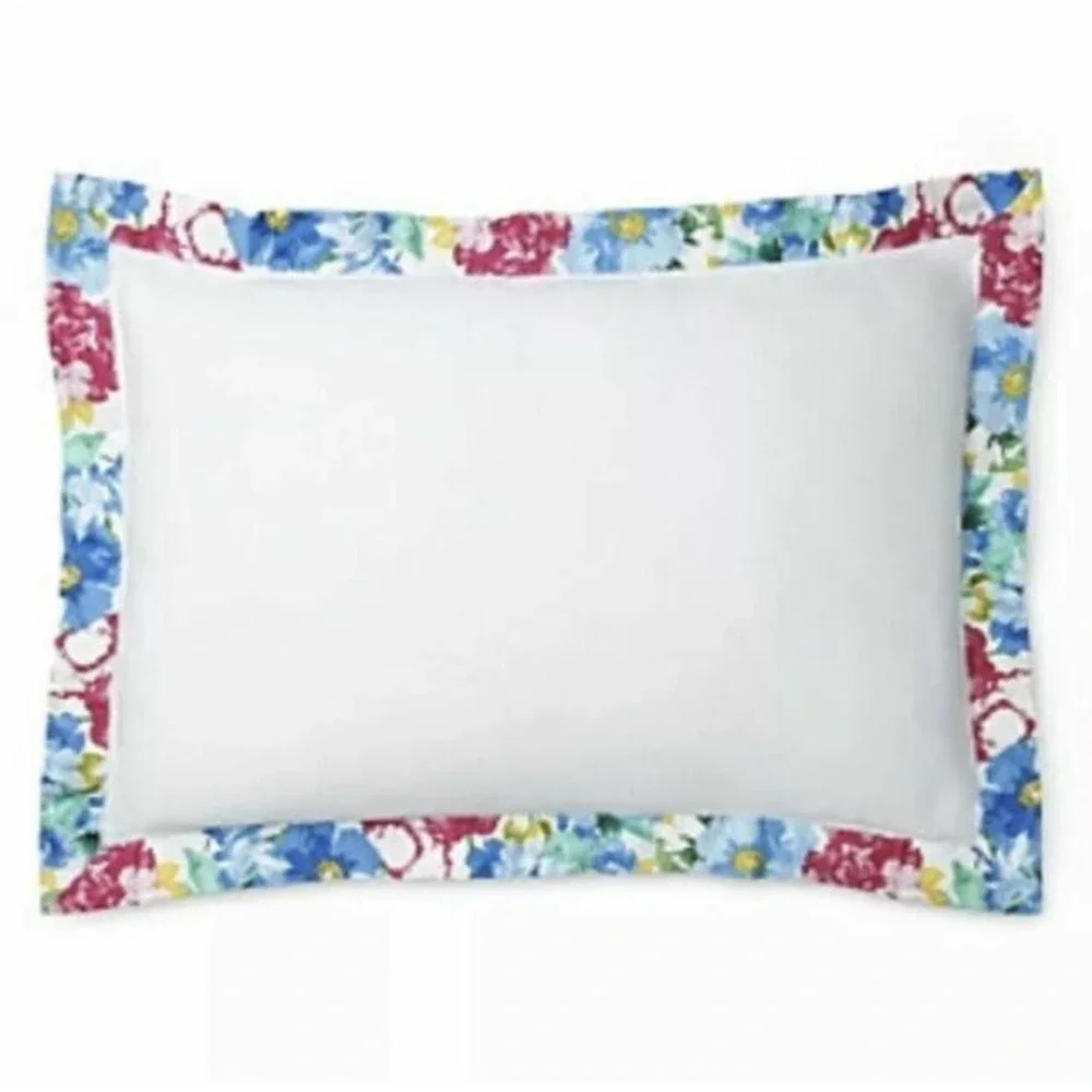 Ralph Lauren ASHLYN LIZBETH Standard Sham Floral Flower Blue Multi‎ 20 X 28