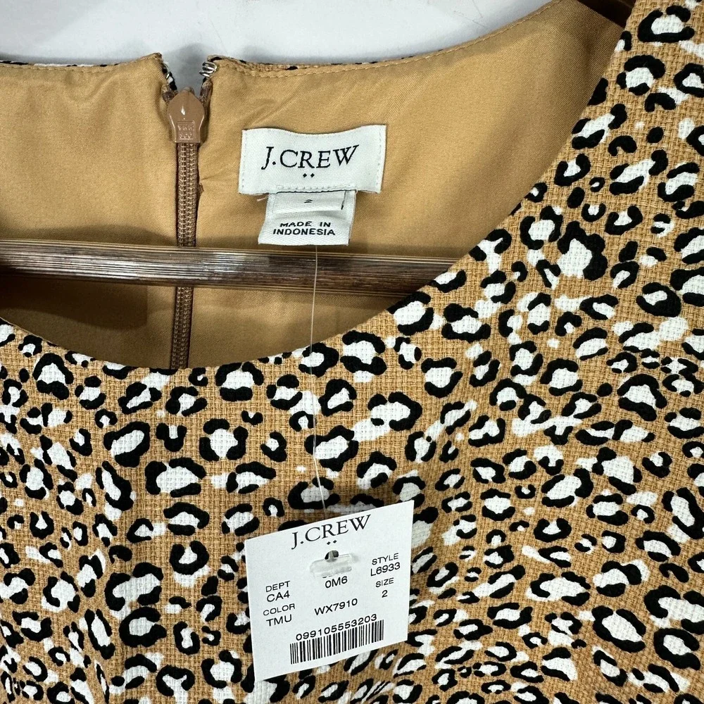 J. Crew crew leopard