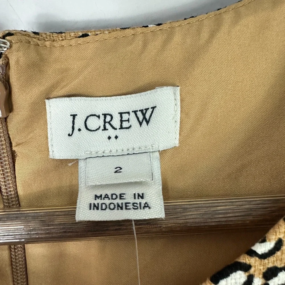 J. Crew crew leopard