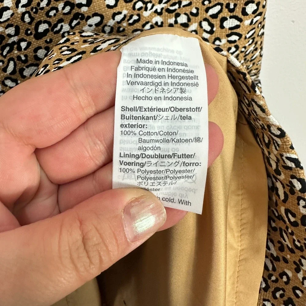 J. Crew crew leopard