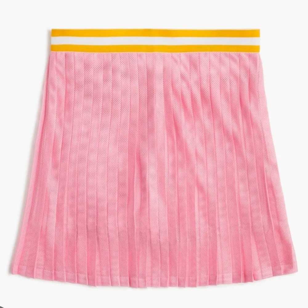 J. Crew mesh pleated active skort NWT