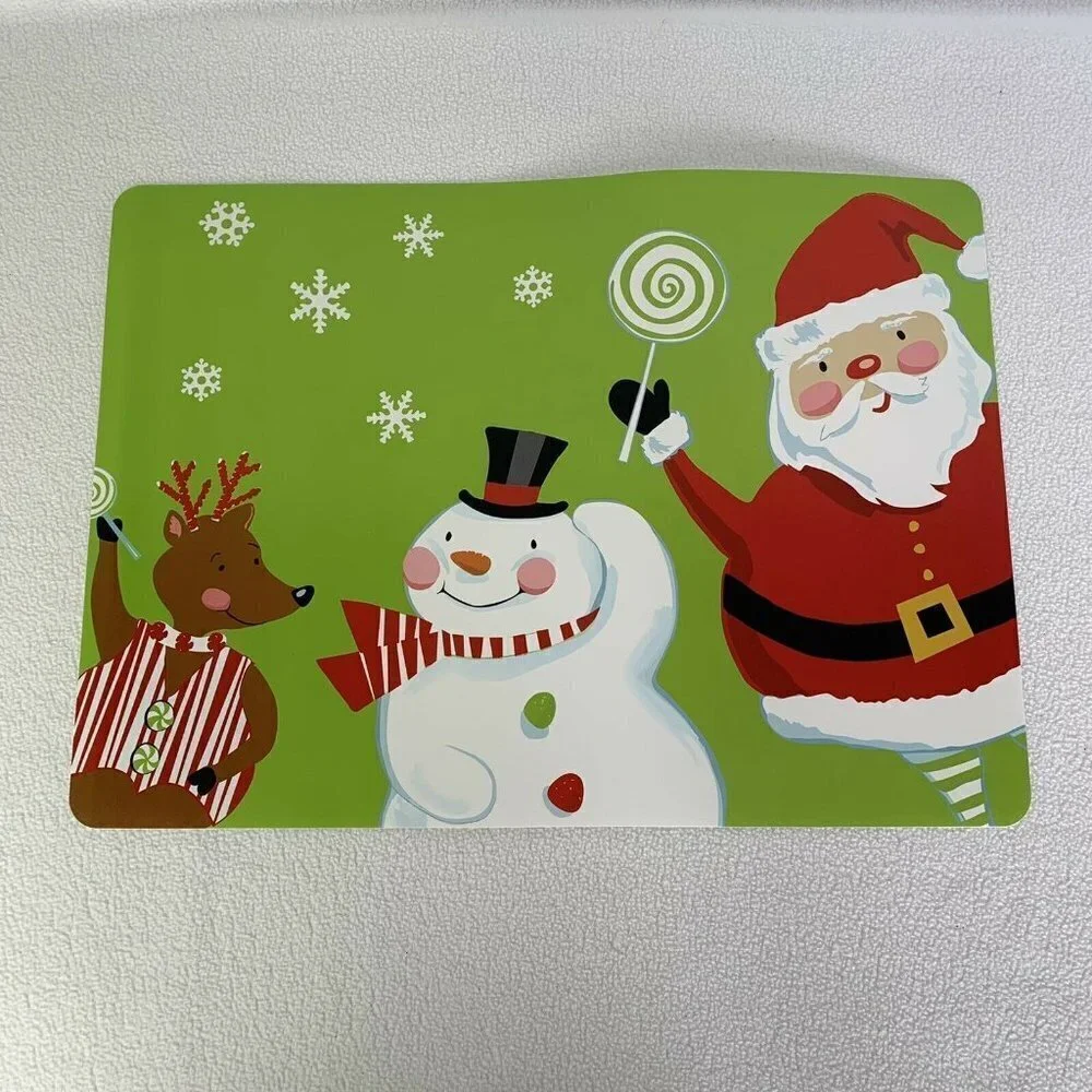Holiday Time vinyl santa