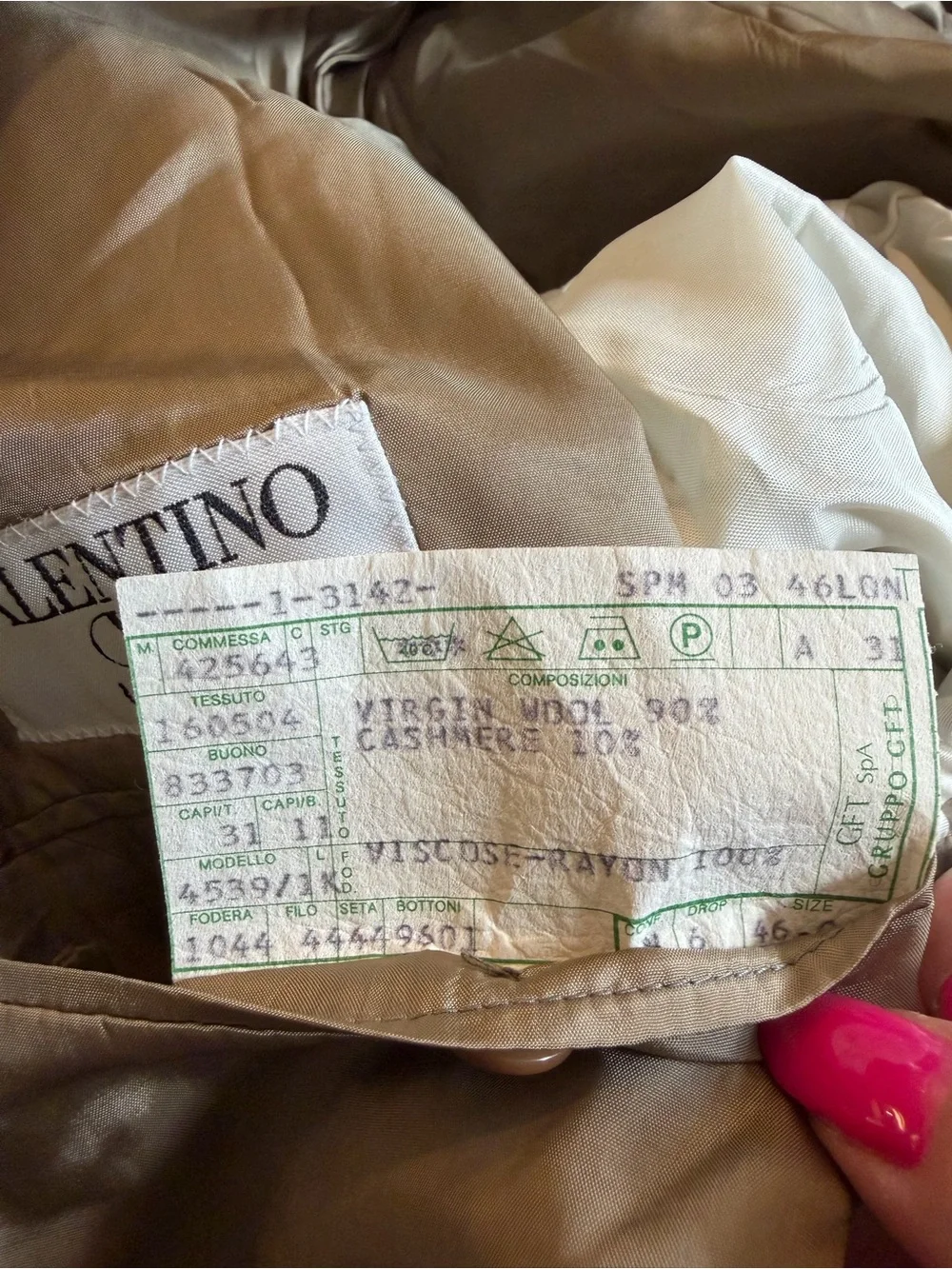 Valentino vintage wool