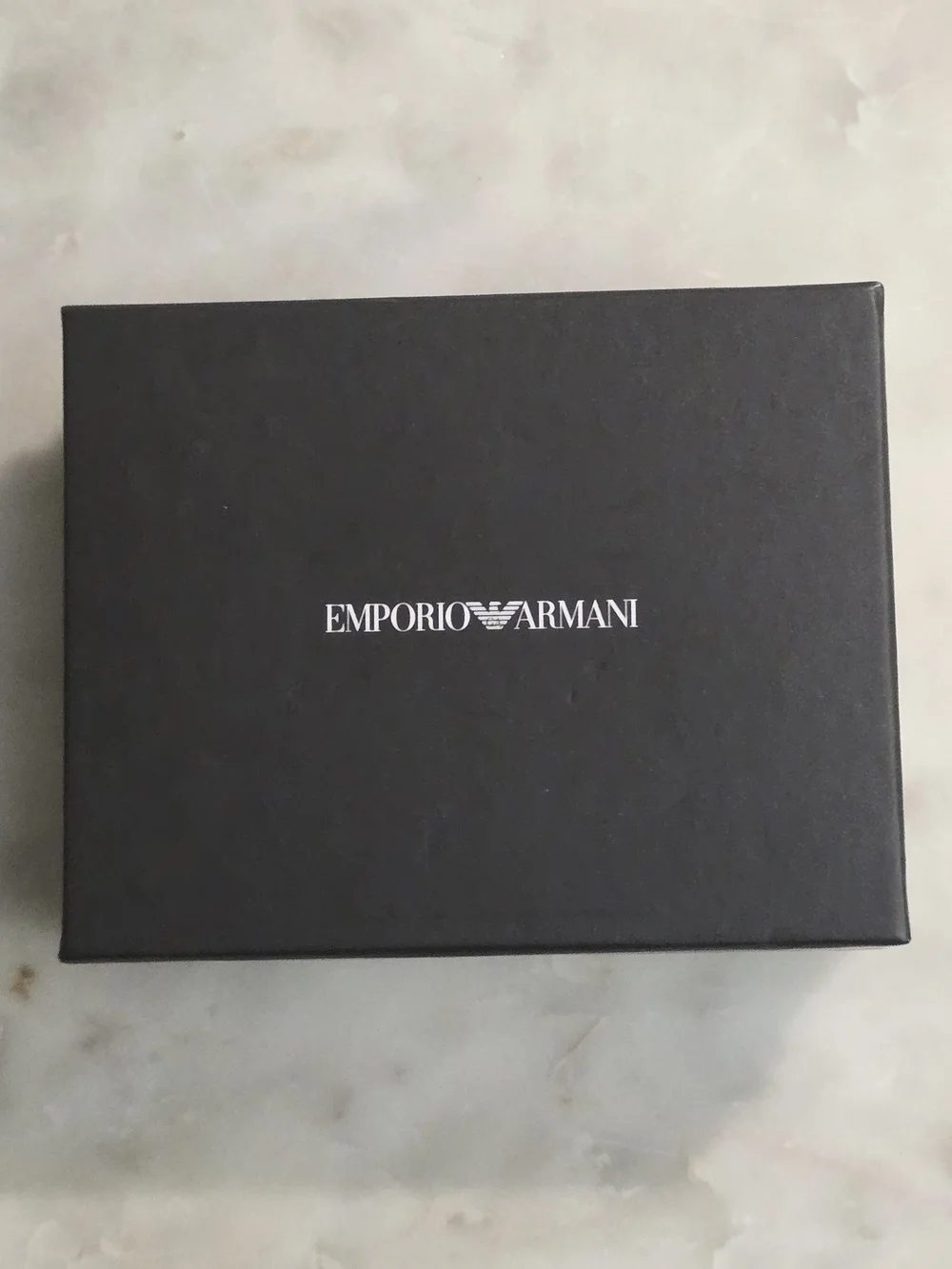 Emporio Armani Men's Black Accessories Gift Box-5.75