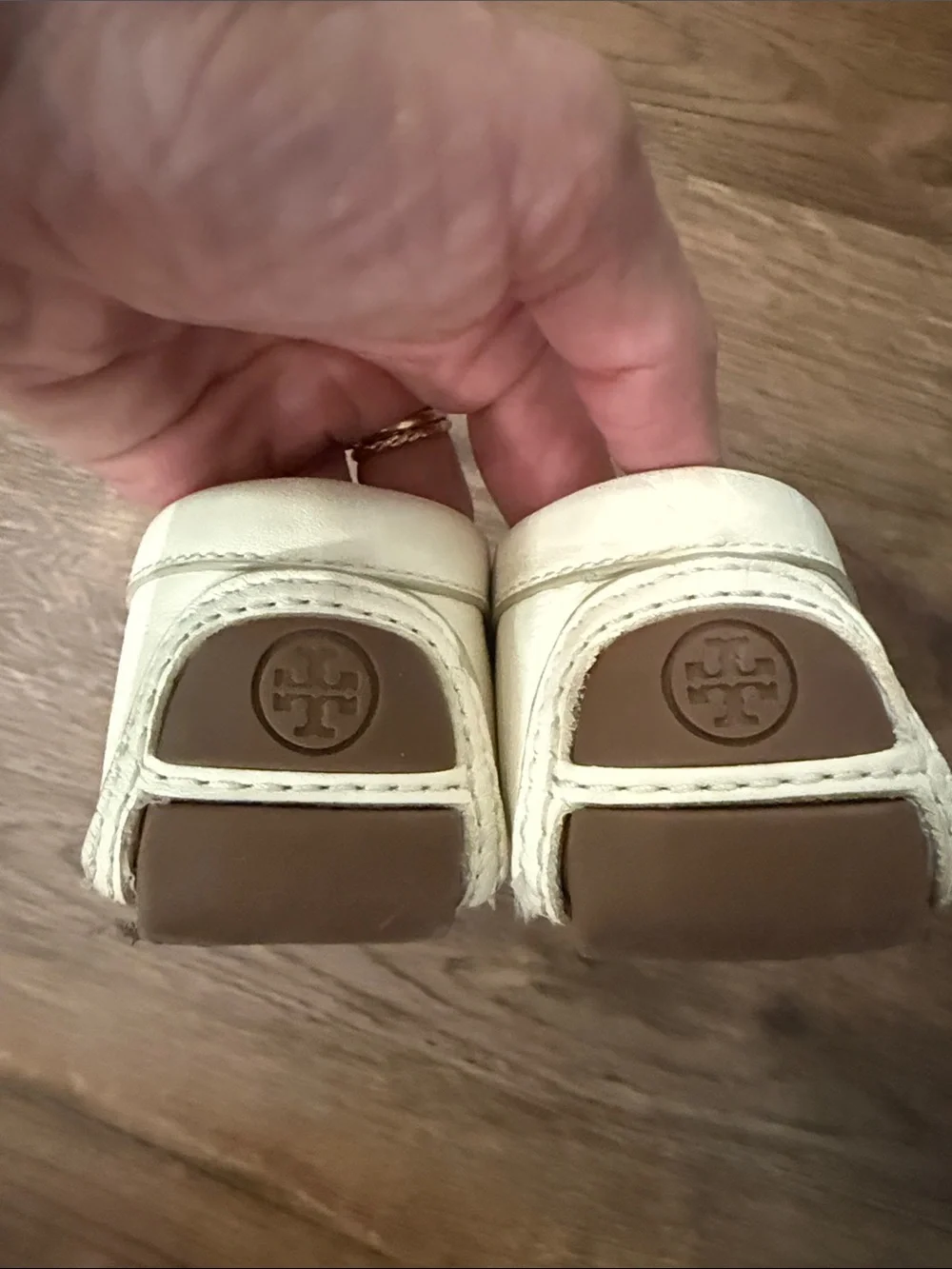 Tory Burch perforated leather