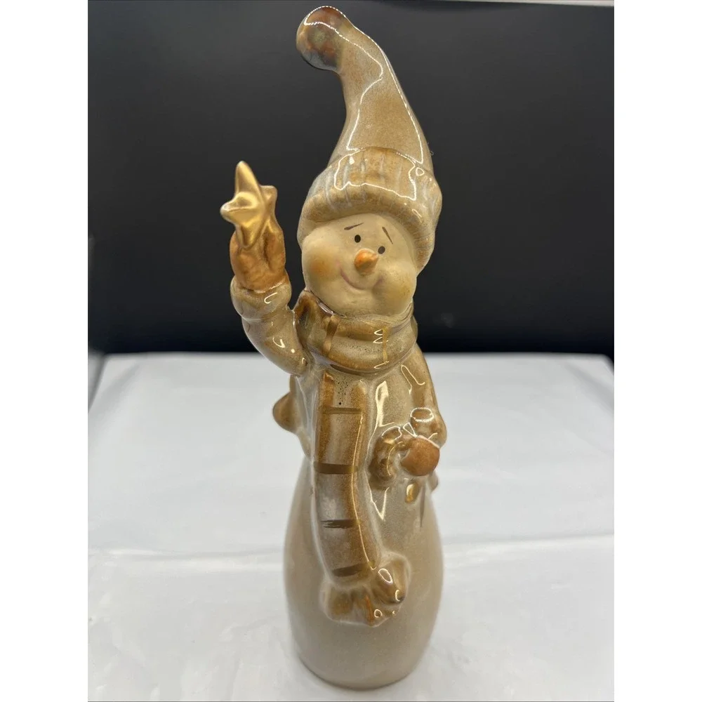 VTG Marshall Field's 2005 Ceramic Snowman 8