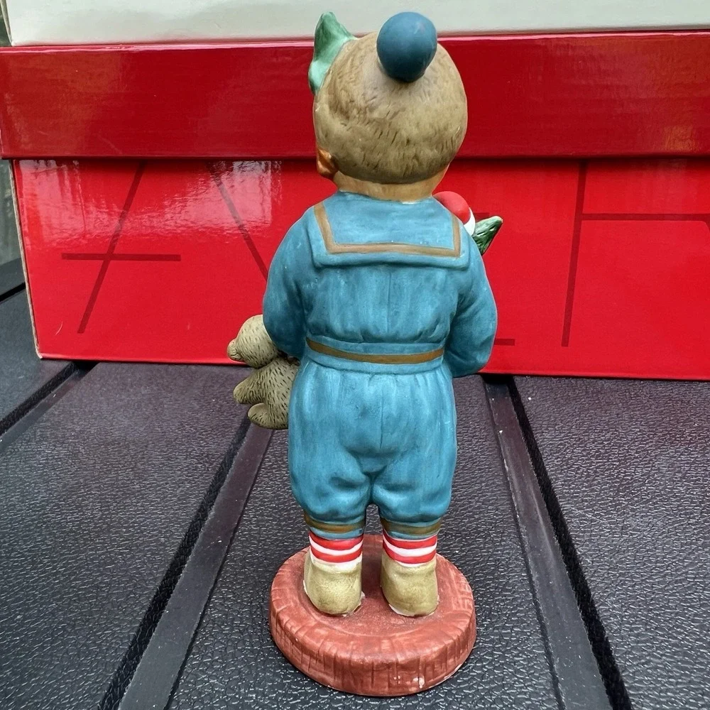Vtg Giordano From The Attic Georgi & Vanessa Figurine Christmas Decor Hand Paint
