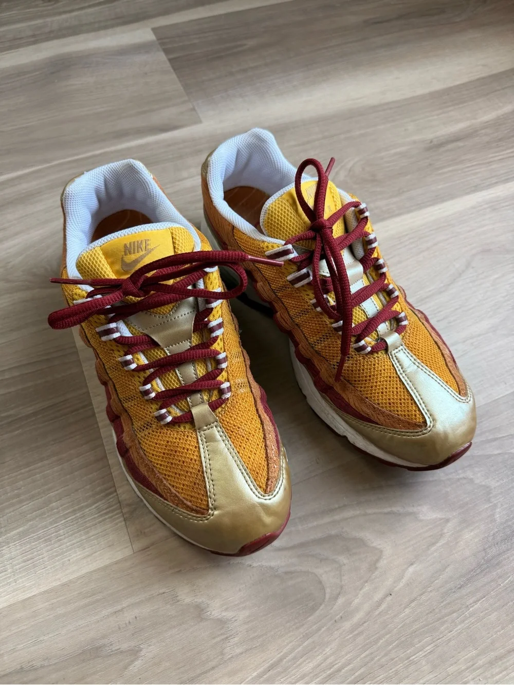 Nike Women’s Sneakers in Yellow & Burgundy