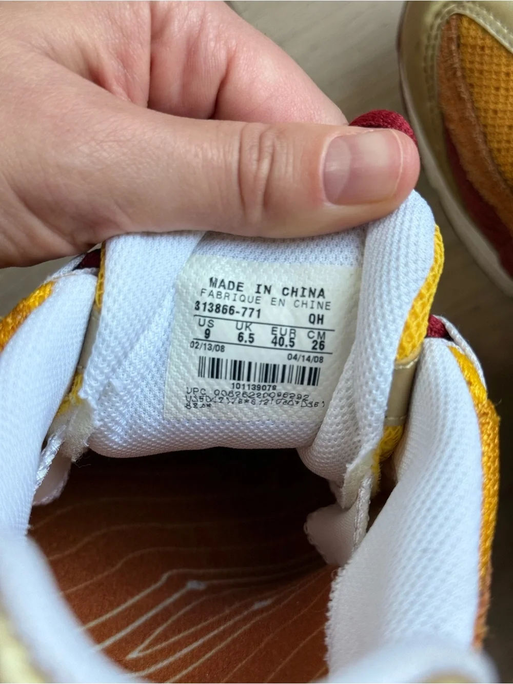 Nike Women’s Sneakers in Yellow & Burgundy