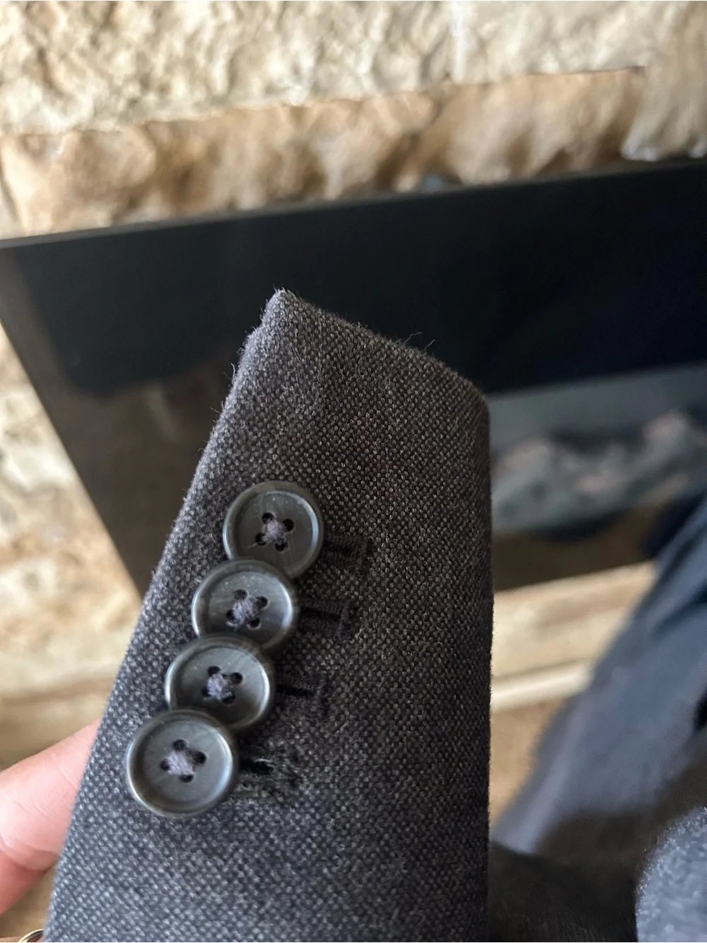 Banana Republic refined charcoal