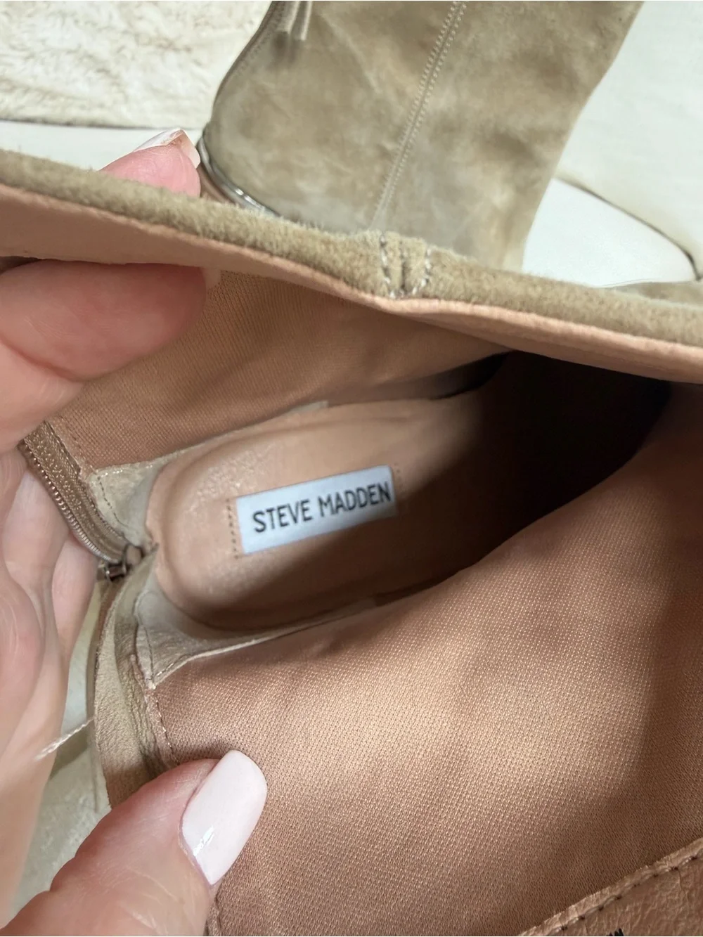 Steve Madden suede ankle