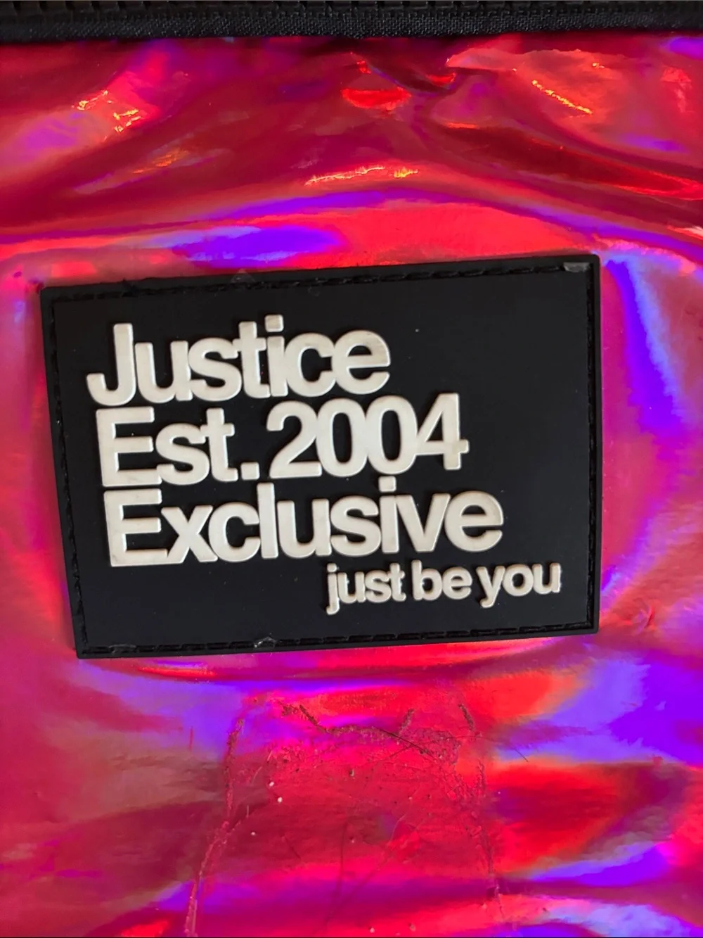 Justice iridescent pink