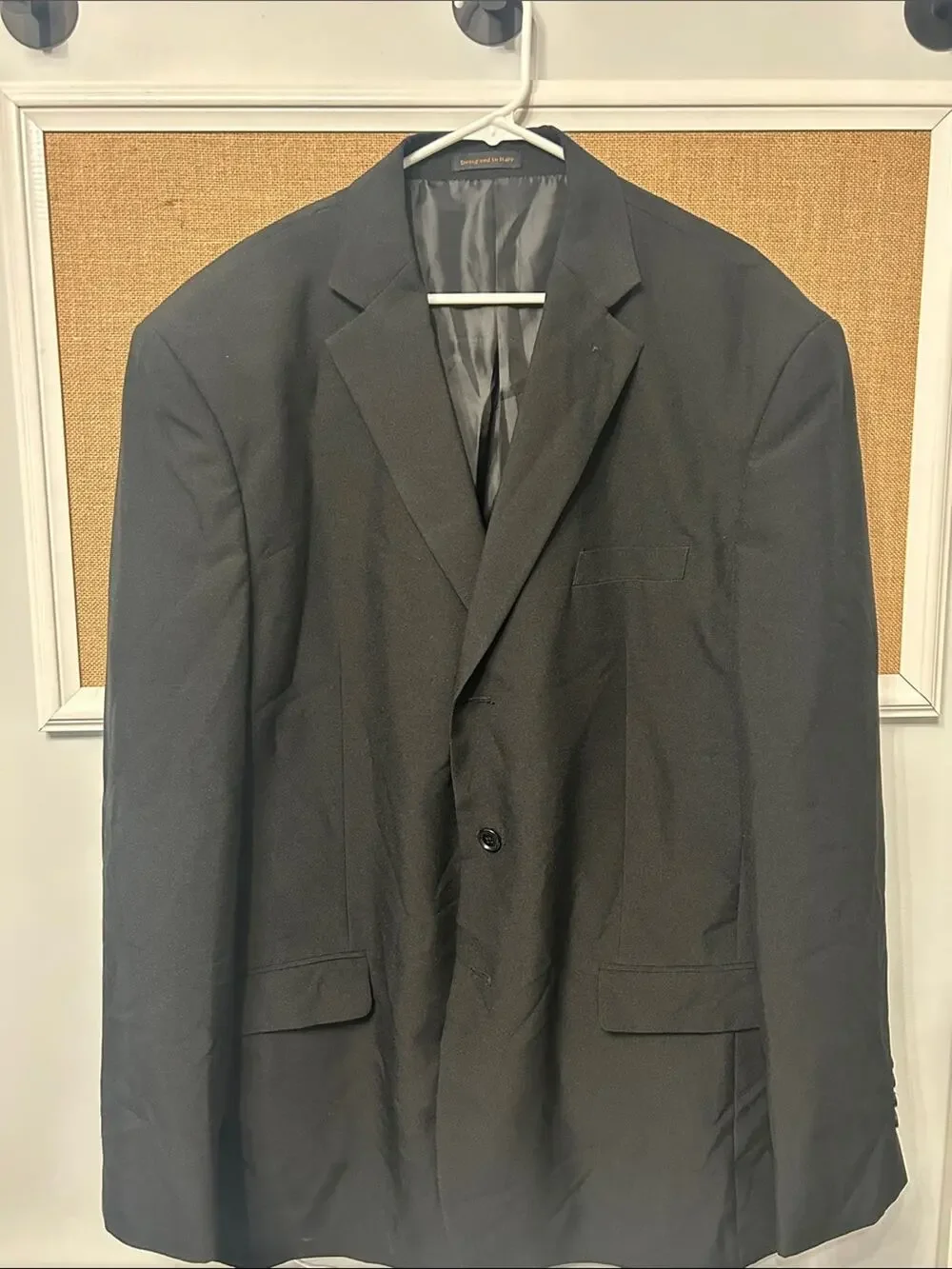 Source Unknown Black Men's Single-Breasted Blazer