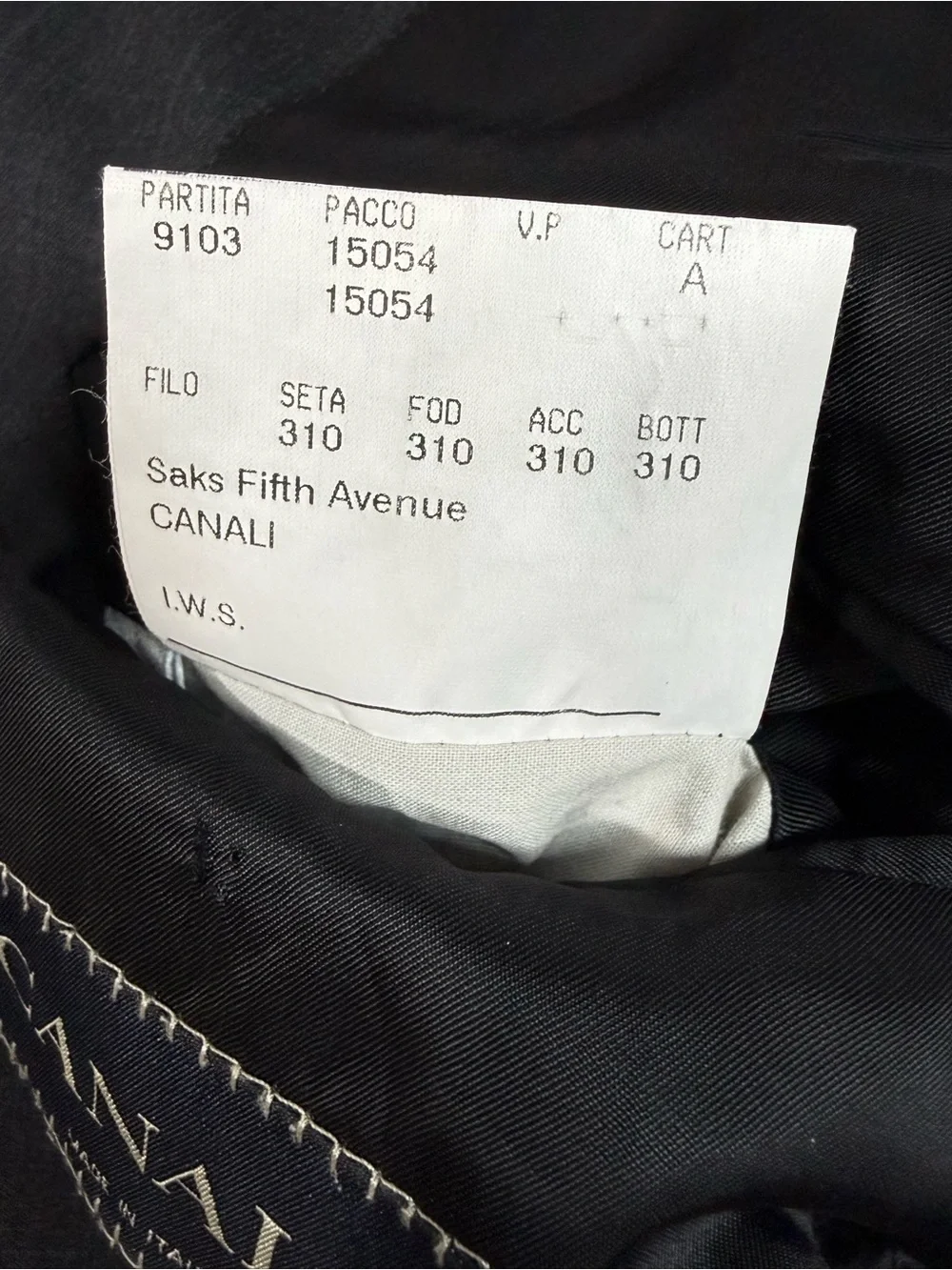 N/A men’s saks