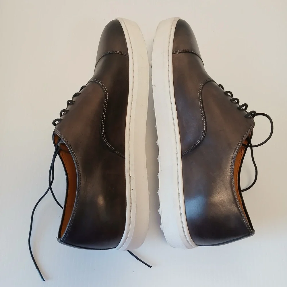 Magnanni leather cap