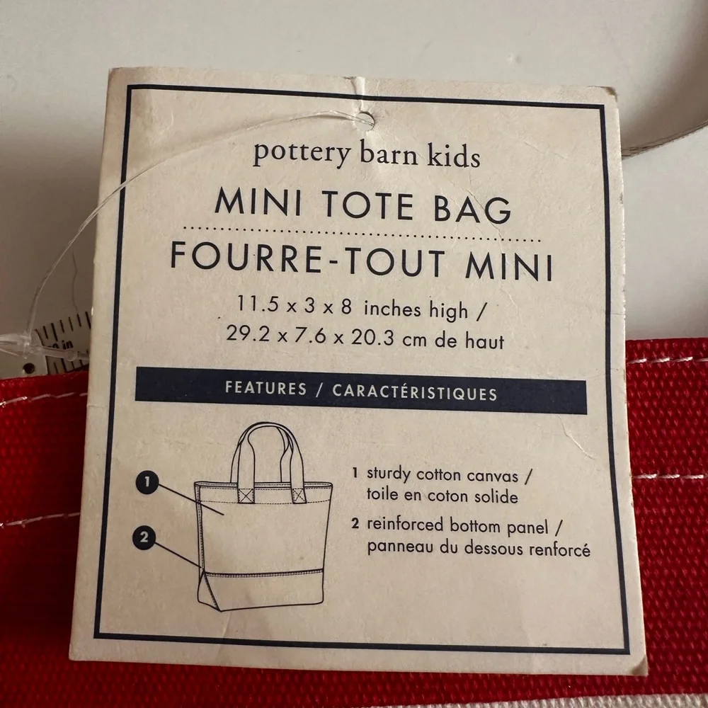 Pottery Barn Kids vibrant tote