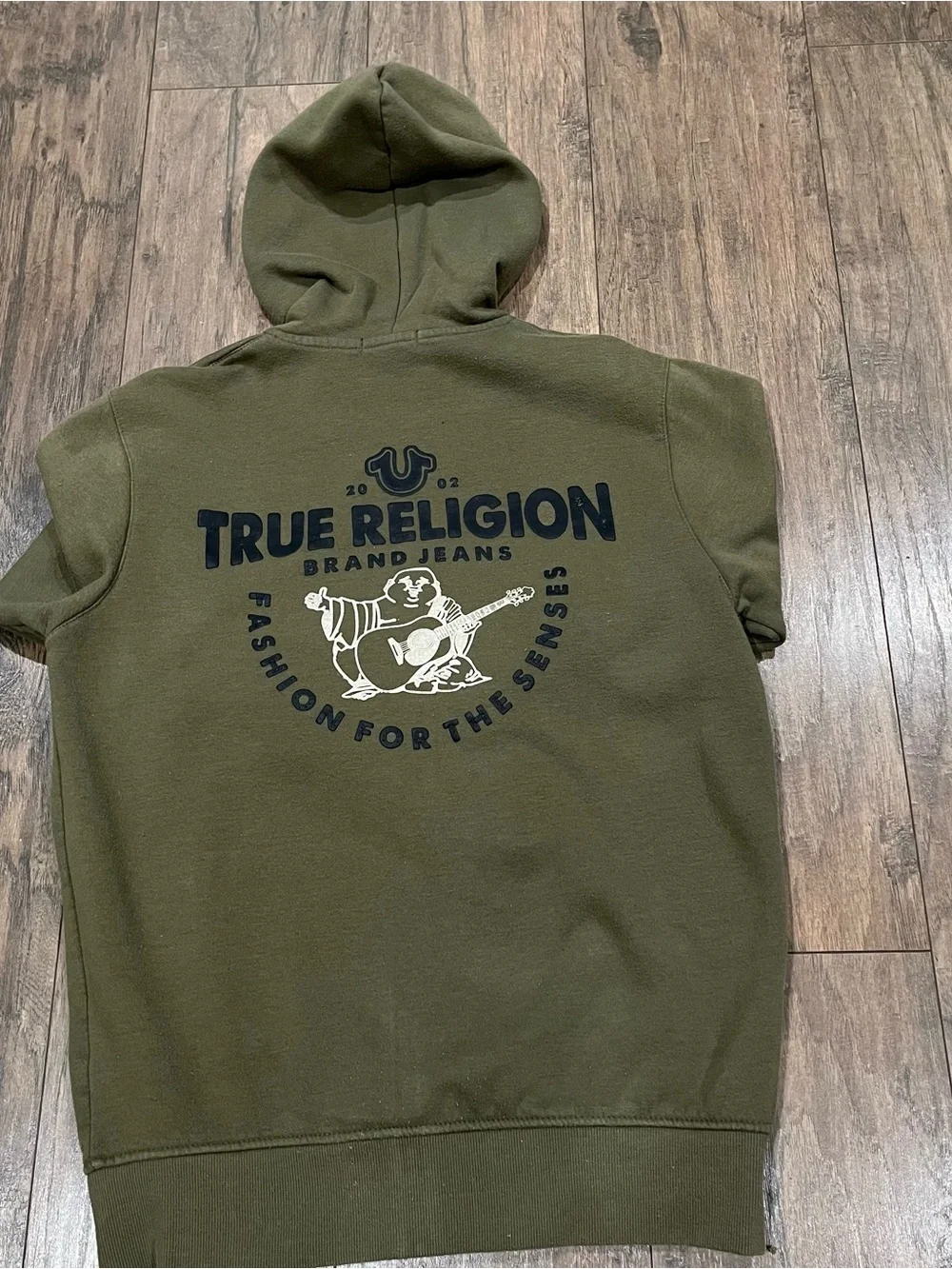 True Religion hoodie men wear