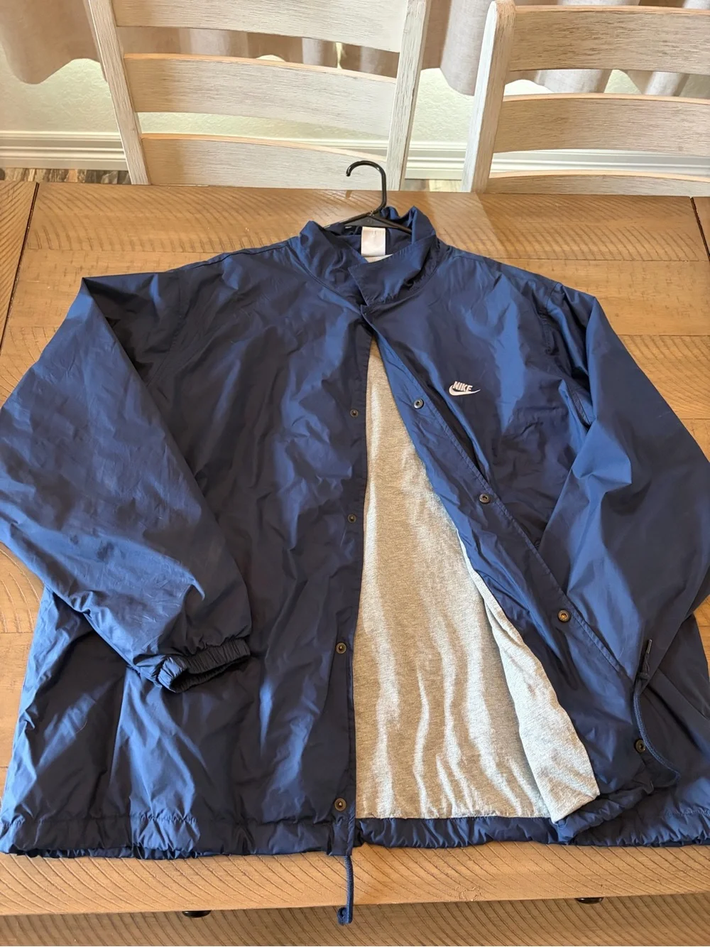 Nike Men's Navy Lightweight Windbreaker Jacket