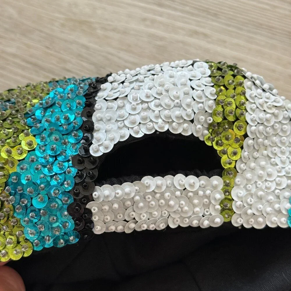 Vintage sequin baseball