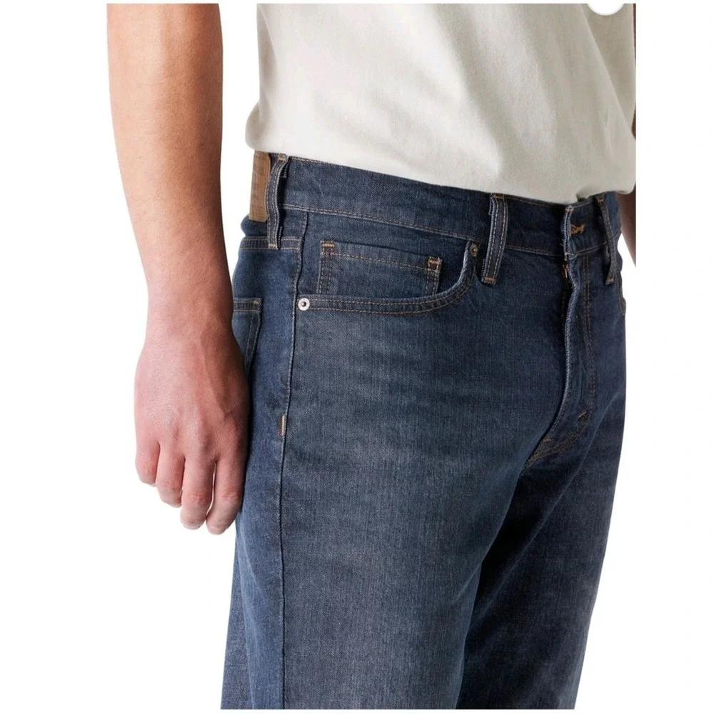 Levi Strauss Men's Athletic Fit Jeans Dark Wash 36x34 New NWT